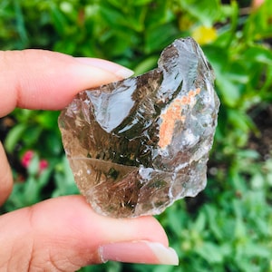 Raw Smoky Quartz Crystal (1) Smoky Quartz Stone (Raw Crystals Stones) Natural Gemstones Rough (Clear Gray Black) Chunk M/L
