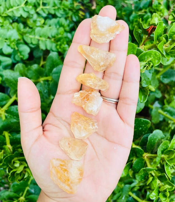 原石シトリン：原石クォーツ（25～40 mm） - Etsy 日本