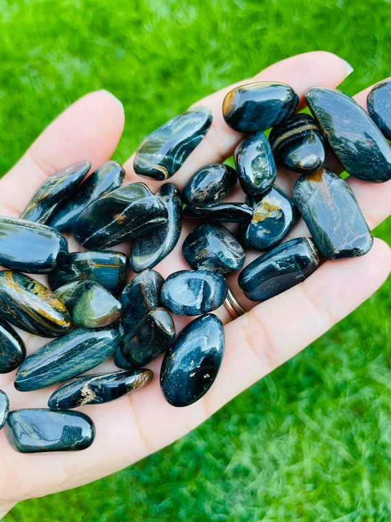 Person on  is selling these beads as blue tiger's eye and I am  considering getting them for a project I am working on. I know blue tiger's  eye is natural but