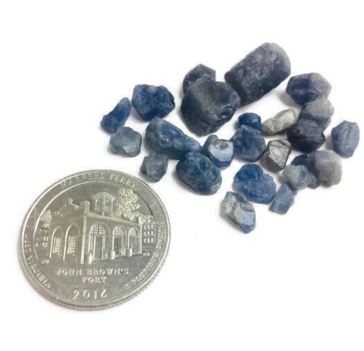 Saphir Bleu Naturel Brut De 186,05 Carats - Cristal Facetté - Belle Pièce Pour Collectionneurs