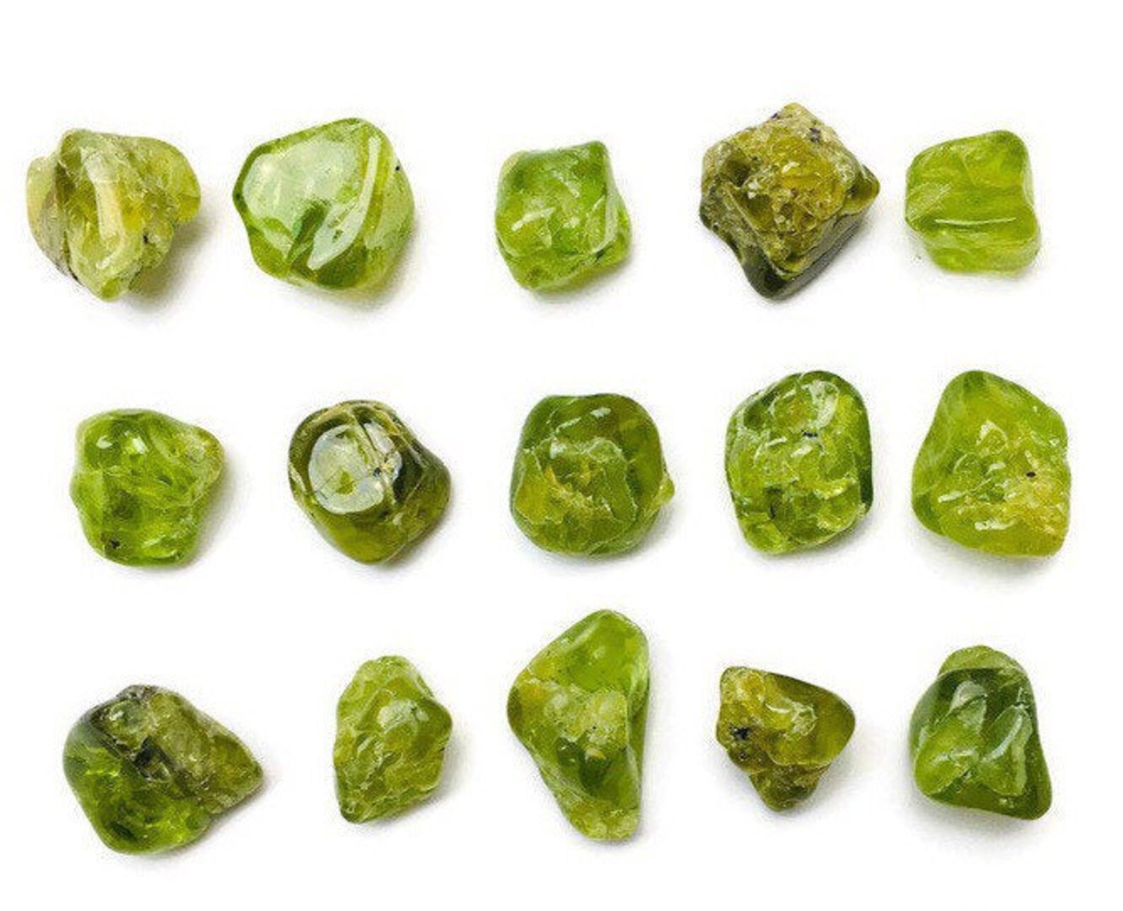 Peridot Crystal 1 XS Green Peridot Tumbled Stone ONE Etsy