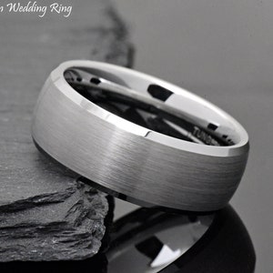 Men&#39;s Tungsten Ring,Male Wedding Ring,Mens Wedding Band Tungsten,Tungsten Wedding Ring Band,Tungsten Wedding Bands for Men,Engraved Ring