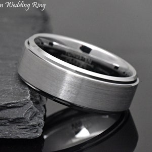 Mens Promise Ring, Promise Ring Mens, Promise Ring for Him, Tungsten Wedding Band Mens, His Promise Ring, Promise Ring for Him, Gift Idea