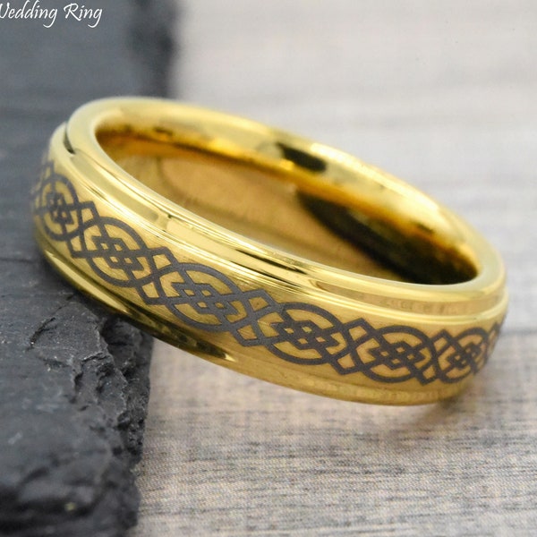 Celtic Wedding Rings Etsy