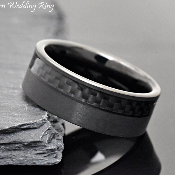 Carbon Ring Etsy