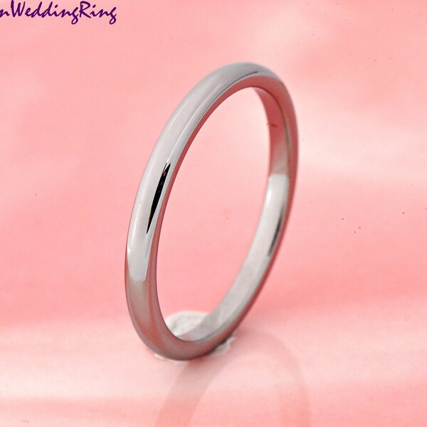 Thin Wedding Band Etsy