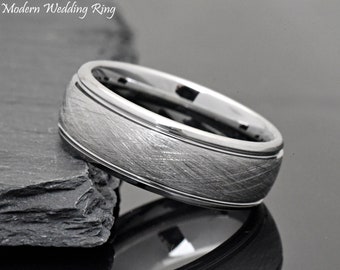 Tungsten Ring, Men's Ring, Men's Tungsten Wedding Band, Men's Wedding Band, Male Wedding Band, Tungsten Wedding Band Mens, Engravable Free