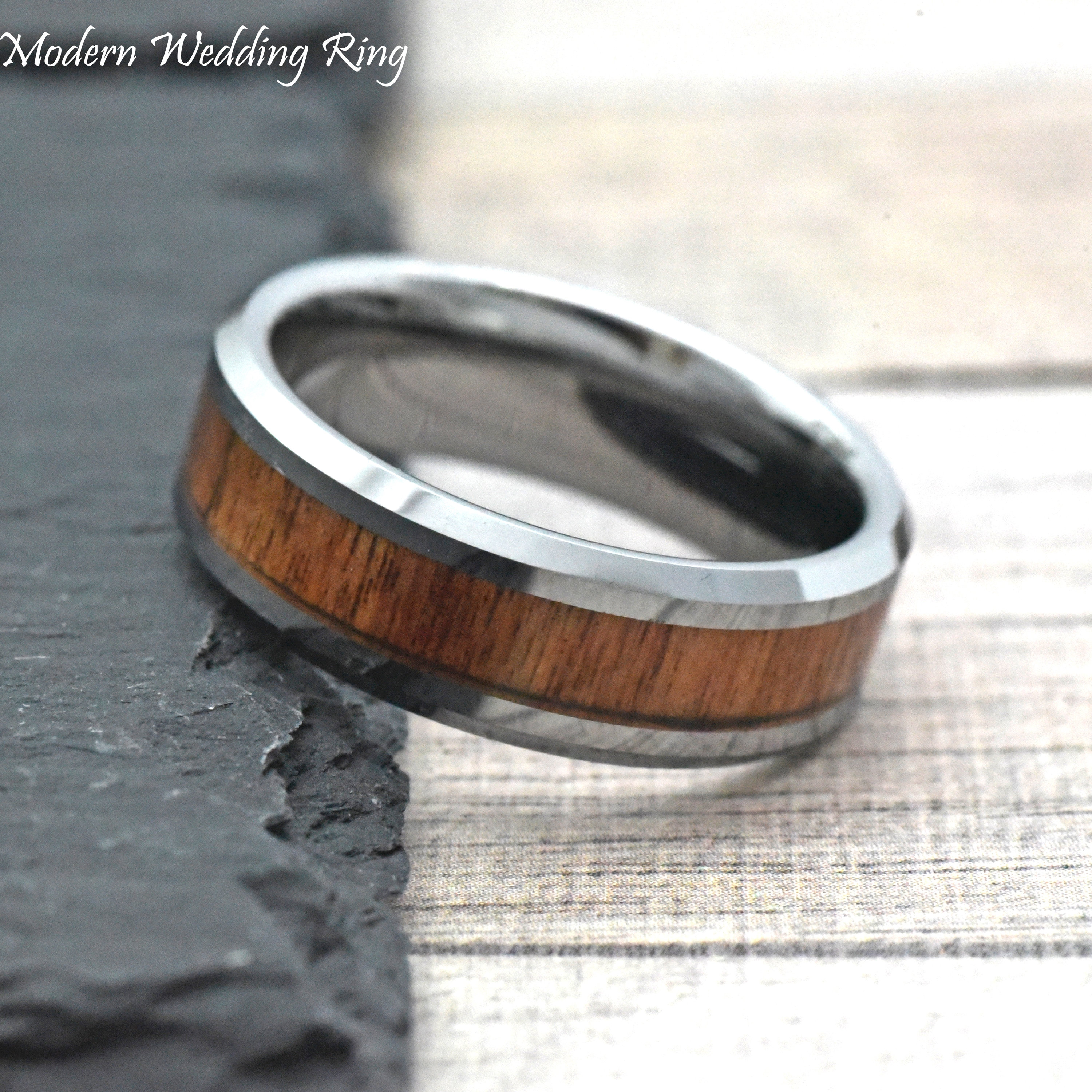 6mm Mens Wood Wedding Band Mahogany Wood Inlay Wedding Band - Etsy 6mm Mens Wood Wedding Band Mahogany Wood Inlay Wedding Band - Etsy