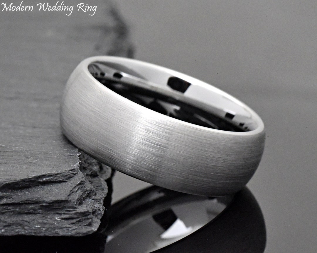 Classic Wedding Band Ring Mens Men's Wedding Band Classic - Etsy