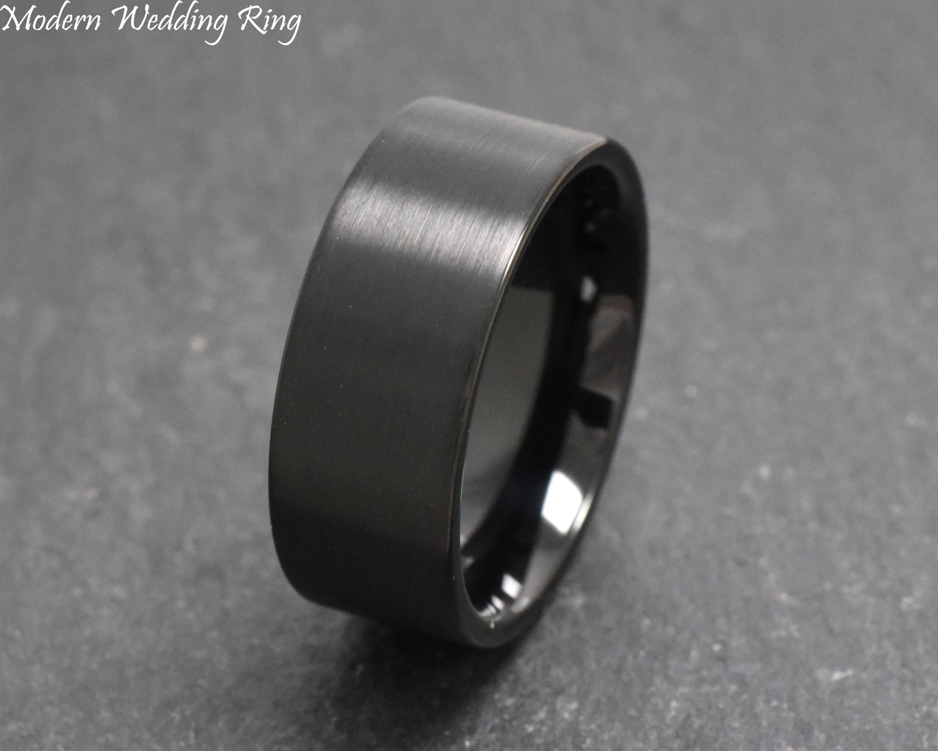 19+ Black Wedding Bands For Men