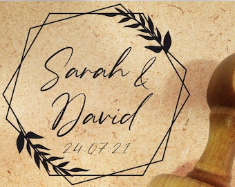 Wedding Wood Stamp, RUBBER STAMP, Custom Stamp, Wedding invitation, Wedding Card,  Wedding Gifts