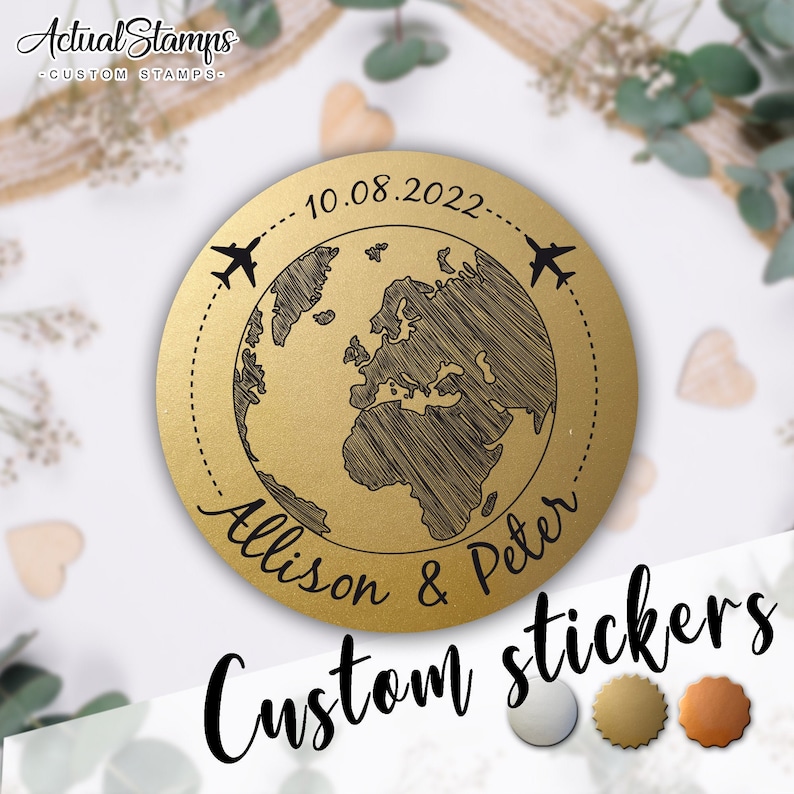 CUSTOM WEDDING STICKERS, STICKERS Invitations, Stickers Gifts, Stickers Envelopes, Baptism Stickers, Custom Labels image 1