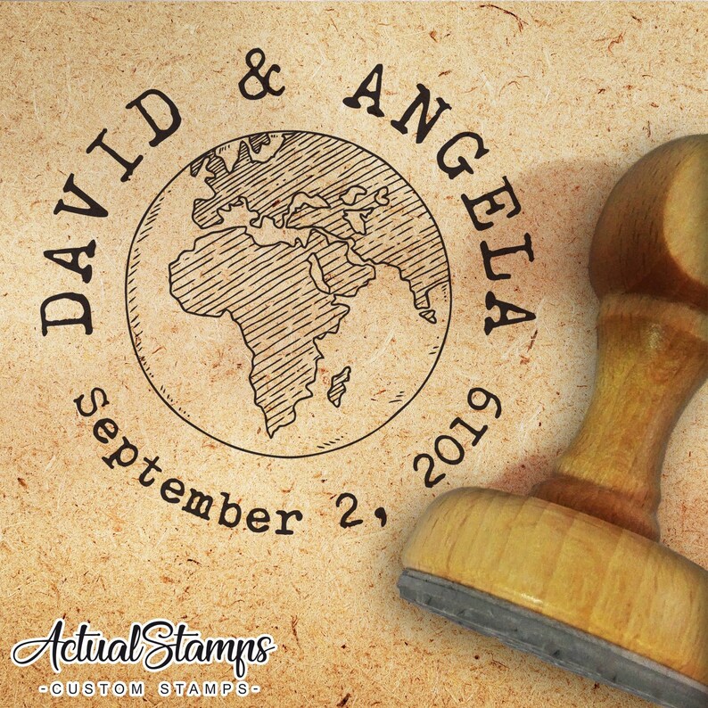 Wedding Wood Stamp RUBBER Custom STAMP Custom Stamp Wedding Etsy