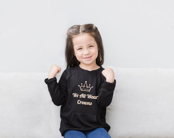 Kids printed crown sweater