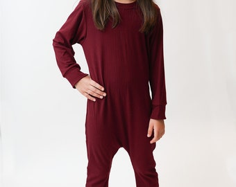 Kids Bamboo Rib Romper