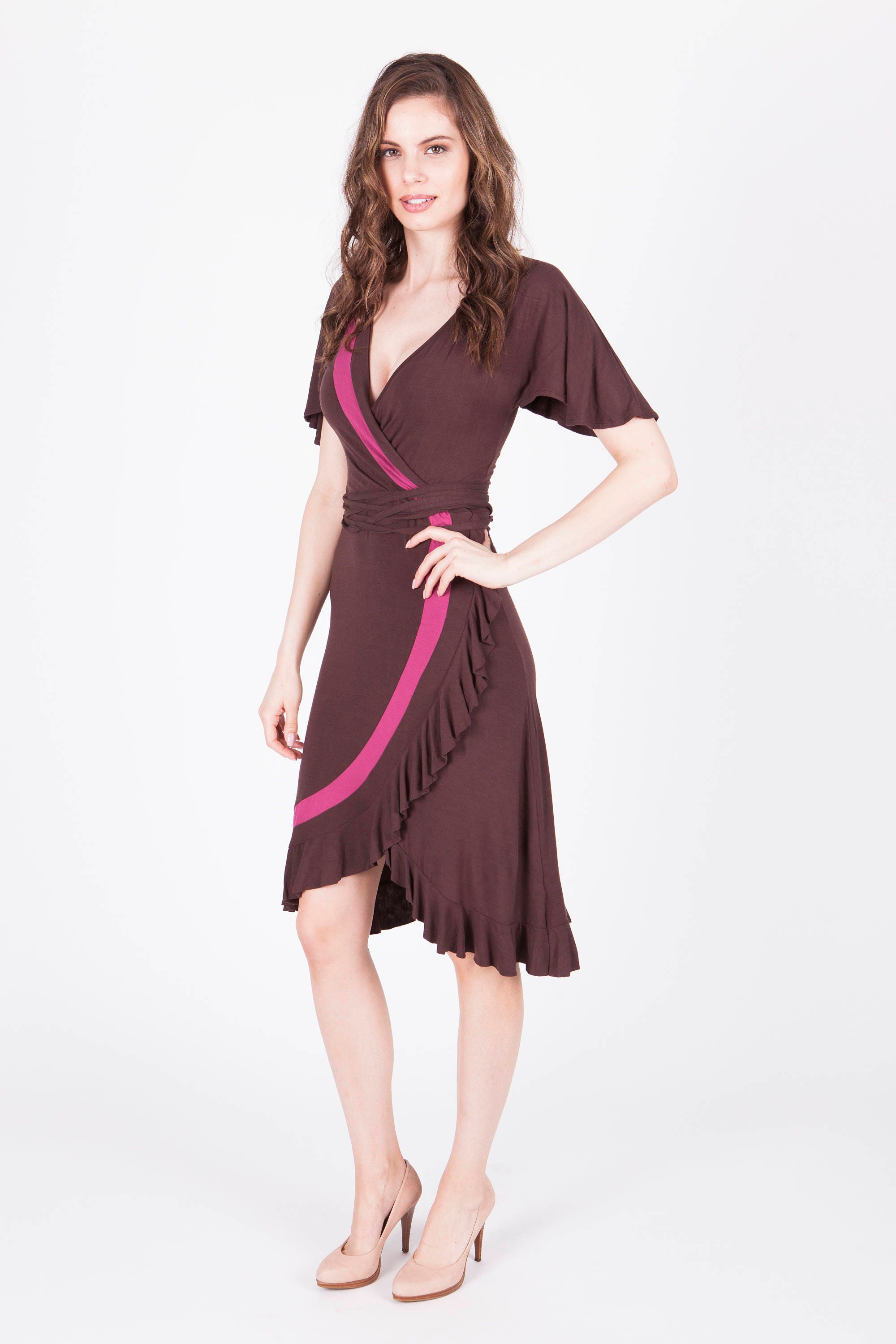 modal wrap dress