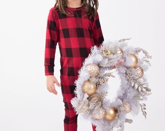 Kids plaid romper