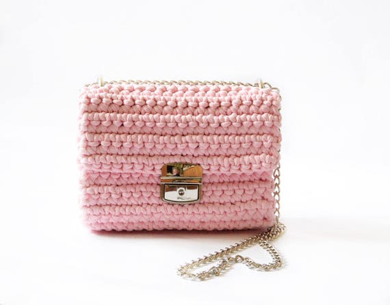 ladies pink clutch bag
