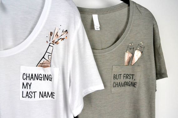 bridesmaid party shirts