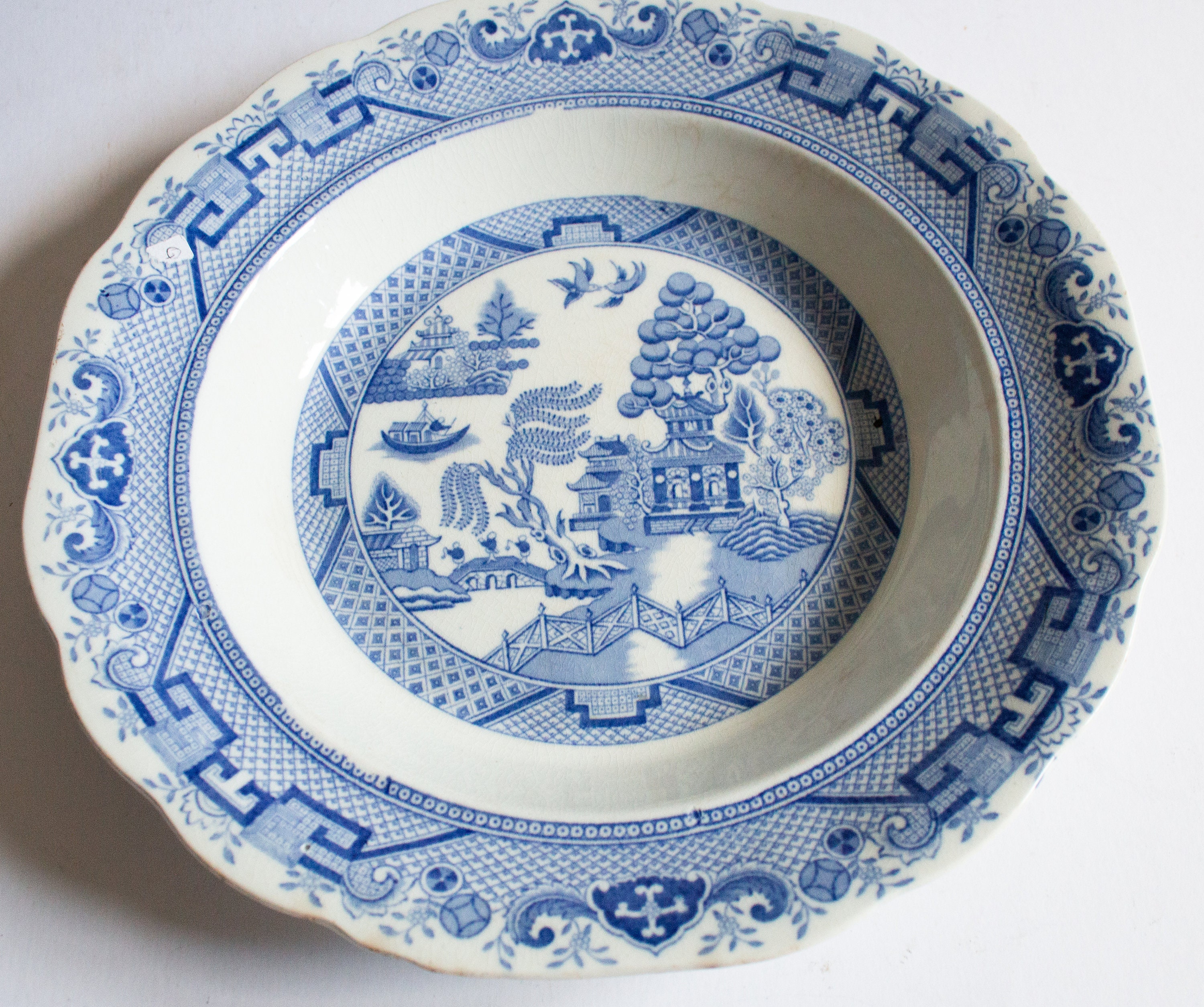 Antique willow dish - Etsy 日本