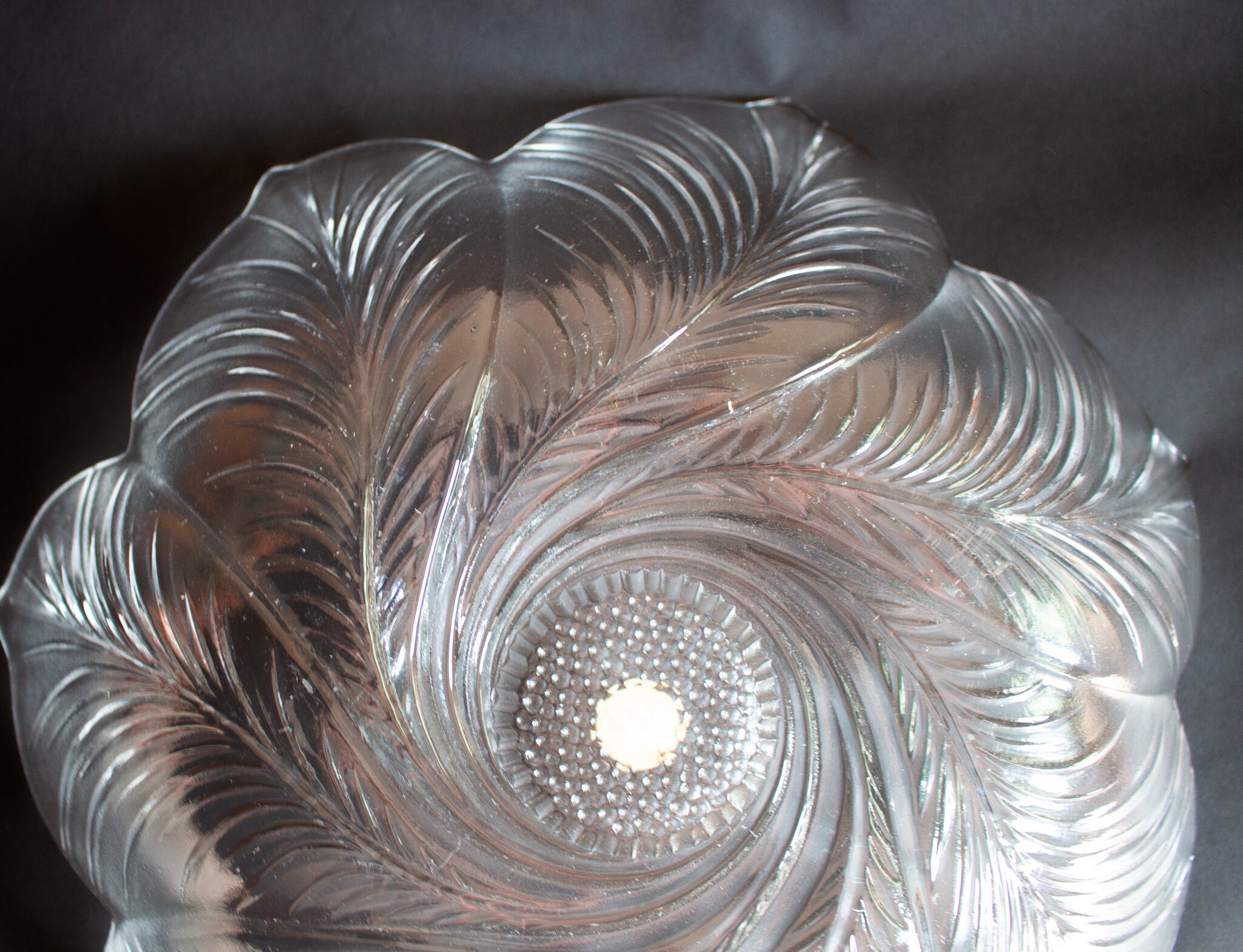 Vintage Mid Century French Lead 'Crystal d' Etsy