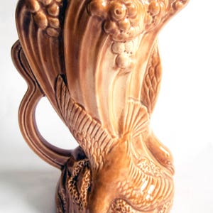 Majolica Jug with Bird Detail