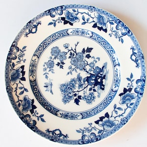 Masons Ironstone Blue and White Collection &#39;Gainsborough&#39; 9&quot; Plate, Blue Transferware