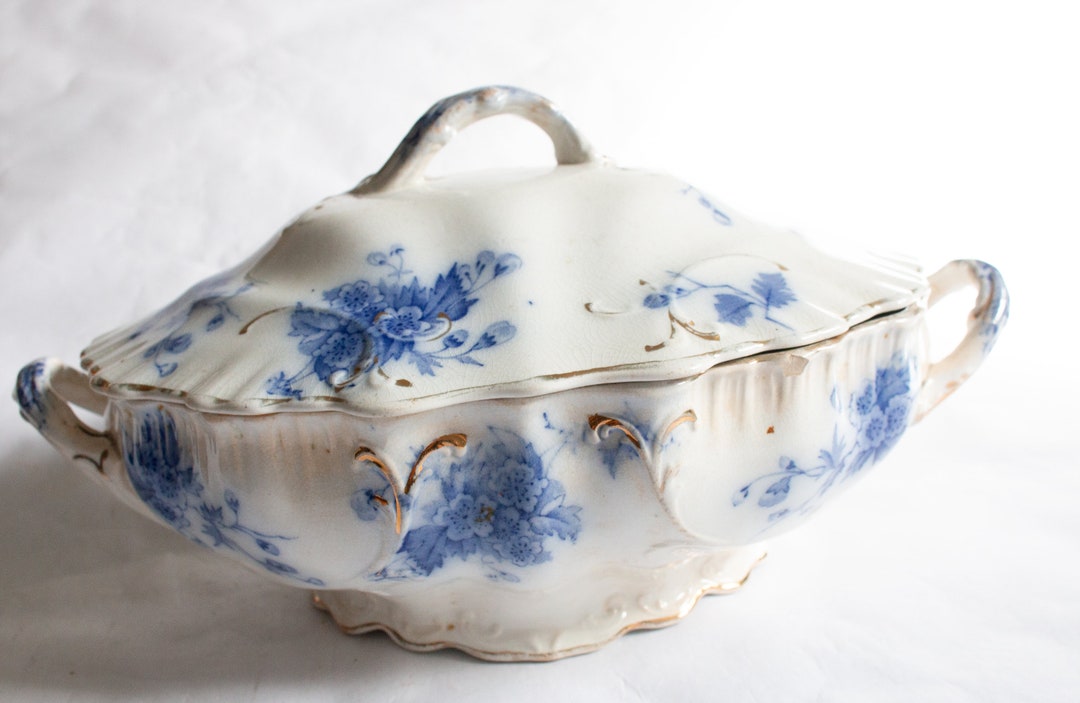 Middleport Pottery 'may' Pattern Flow Blue and White Transferware ...
