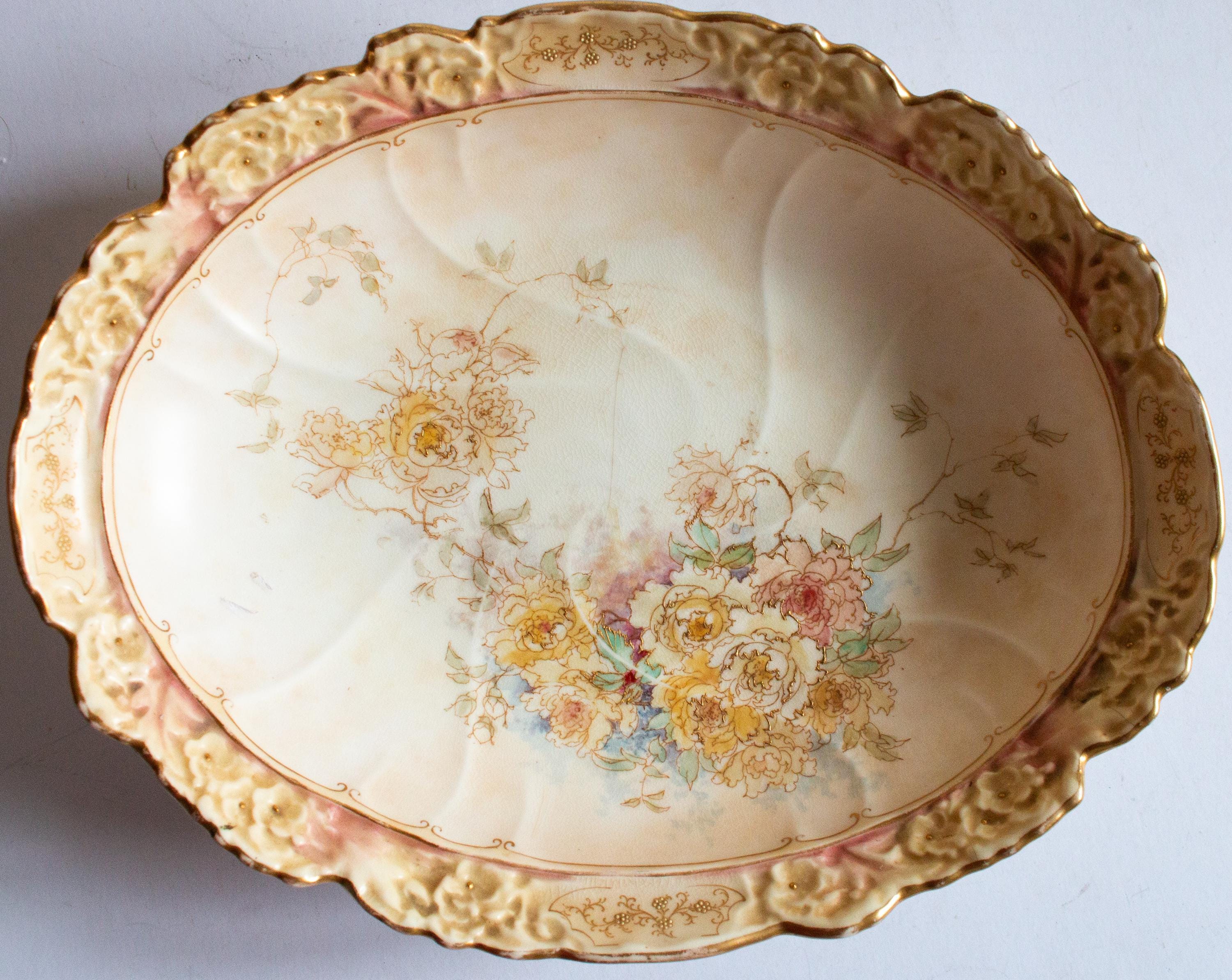  BURSLEM アンティーク食器 Burslem england dish - Etsy Polska