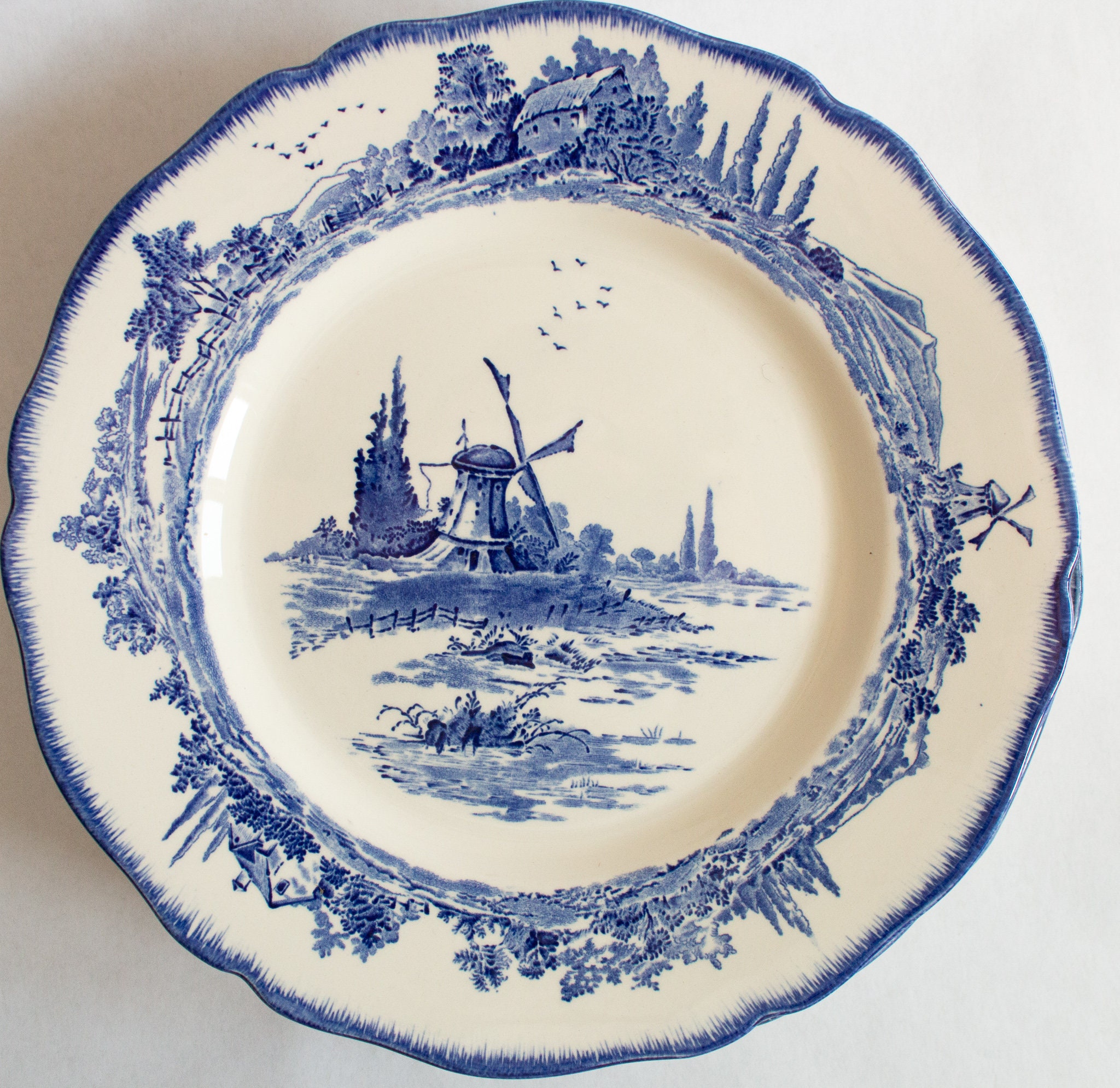 Vintage Royal Doulton 'norfolk' Blue and White Etsy UK