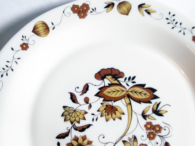 Arcopal France 'brown Onion' Dinner Plates 4 Etsy UK