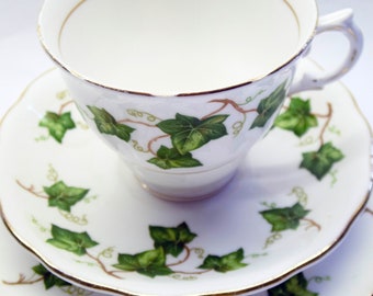 Colclough Bone China 'Ivy Leaf' Trio