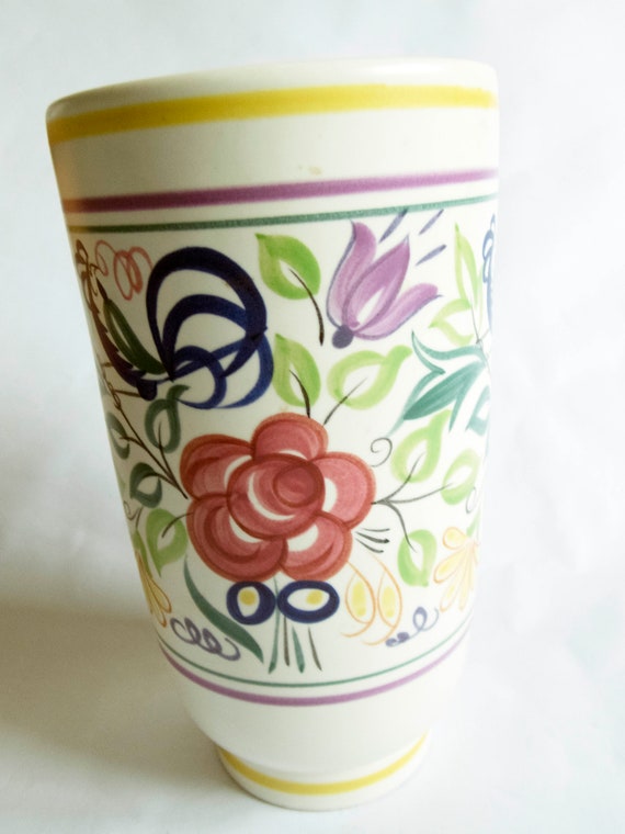 Large Poole Pottery Vase Etsy