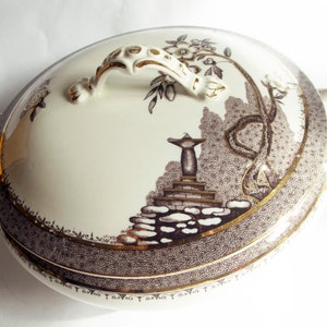 Burleigh Ware &#39;Hampton&#39; Tureen oder Servierschale