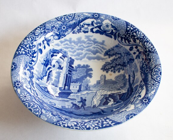 Blue and white clearance spode