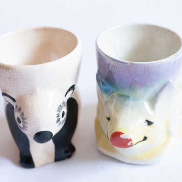 Animal Egg Cups Etsy