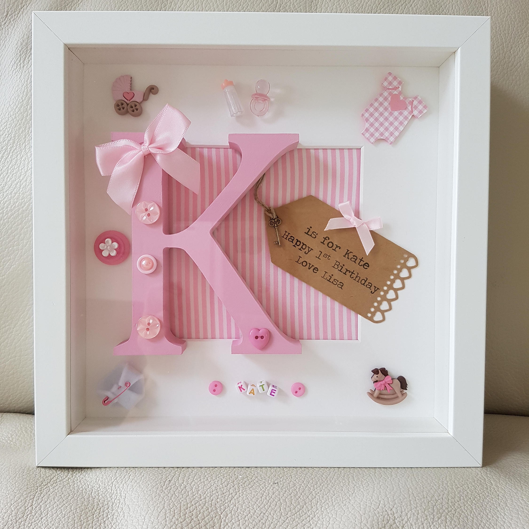 Frame With Letters Personalised Letter Frame - Etsy