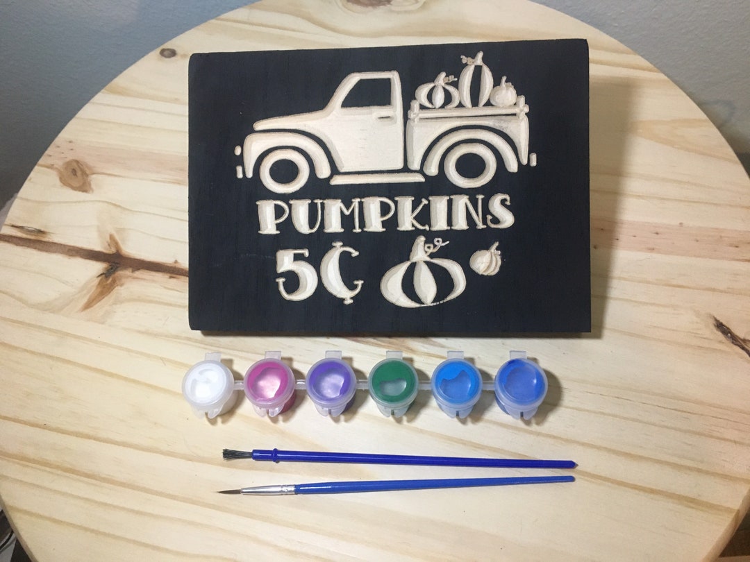 DIY Kit Red Truck Wood Sign Craft Kit Adult Craft Kit Etsy