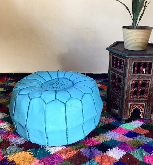 Turquoise Moroccan Pouf Handmade Leather Pouf Ottoman Etsy Inspiration Turquoise Moroccan Pouf Turquoise Moroccan Pouf Handmade Leather Pouf Ottoman Etsy Inspiration Turquoise Moroccan Pouf