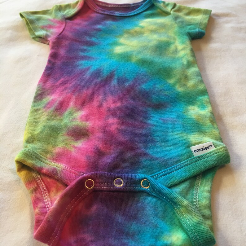 Tie Dye Onesie 69 Months Baby Shower Hippie Baby 60's Etsy