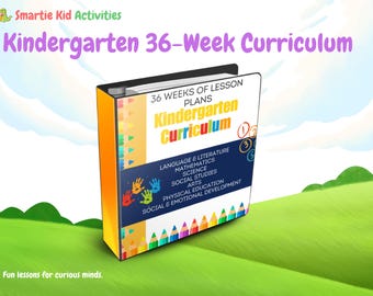 Print & Go Kindergarten Curriculum – Full Year (36 Weeks / 4 Terms) Homeschool Programme