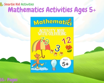 Kids Math Activities Workbook (Ages 5+) – Printable Maths Worksheets for Early Learners