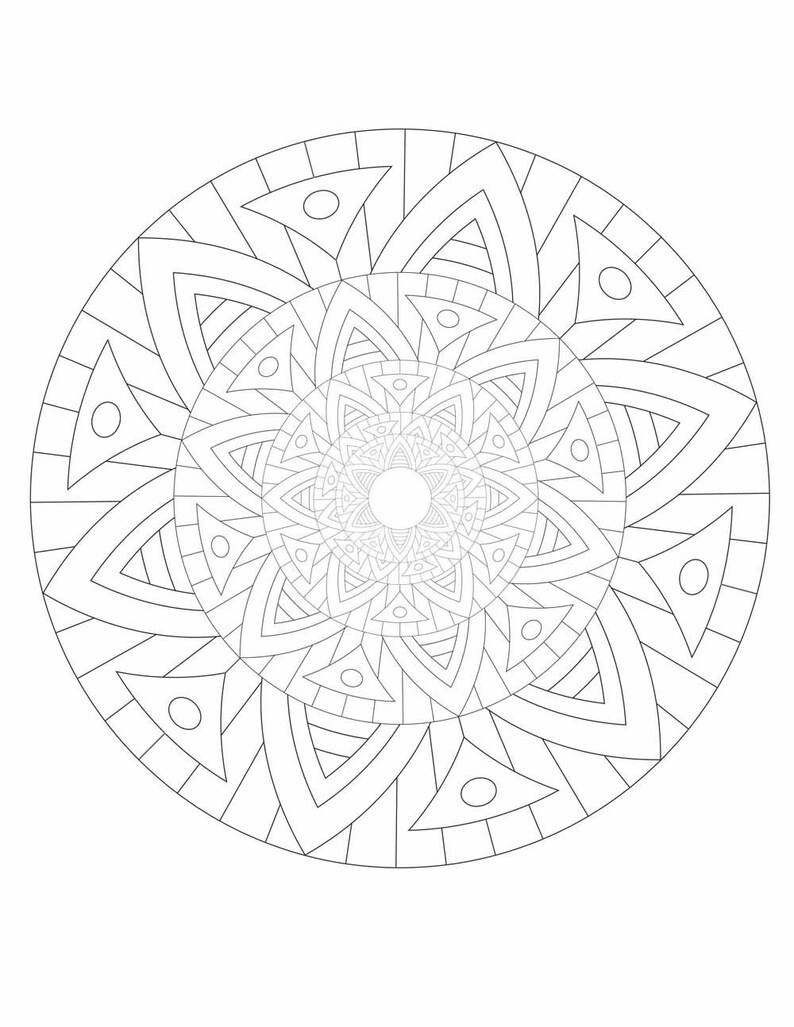 Mandala Patterns 02 Create Your Own Coloring Book 20 | Etsy