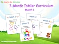 3-Month Toddler Curriculum | Printable Learning Pack for Ages 18 Months\u20133 Years | Posters, Flashcards & Sensory Recipes product logo