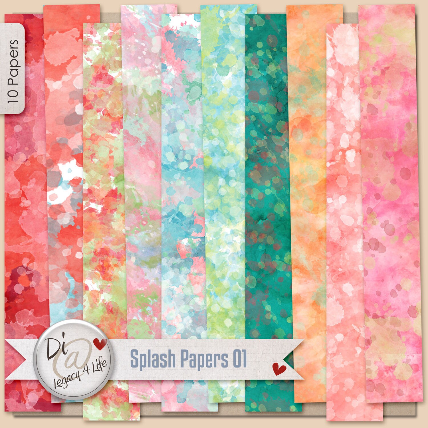 Download Digital Papers Splatter Backgrounds Digital Papers | Etsy