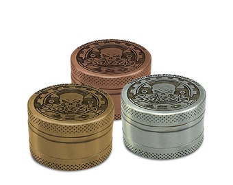 Smizzle 1 5 Inch 3 Chamber Metal Grinder W Free 3 Ct King Etsy