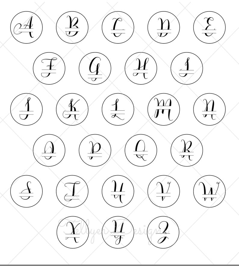 Download Monogram Bundle Monogram Bundle Svg Svg Bundle Split Etsy PSD Mockup Templates