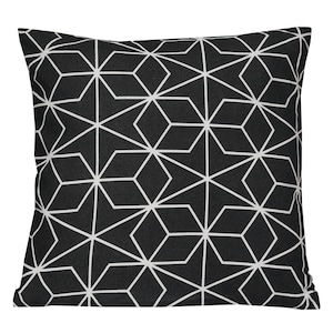 Nimsay Home Hexagon Duvet Cover Geometric Egyptian Cotton Modern Bedding Linen Set with Pillowcases, Grey/Ochre image 7