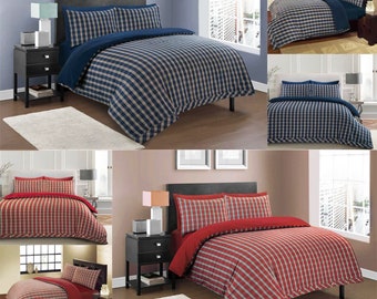 Christmas Thermal Flannel/Flannelette Duvet Cover Sets Brushed Cotton Bedding 