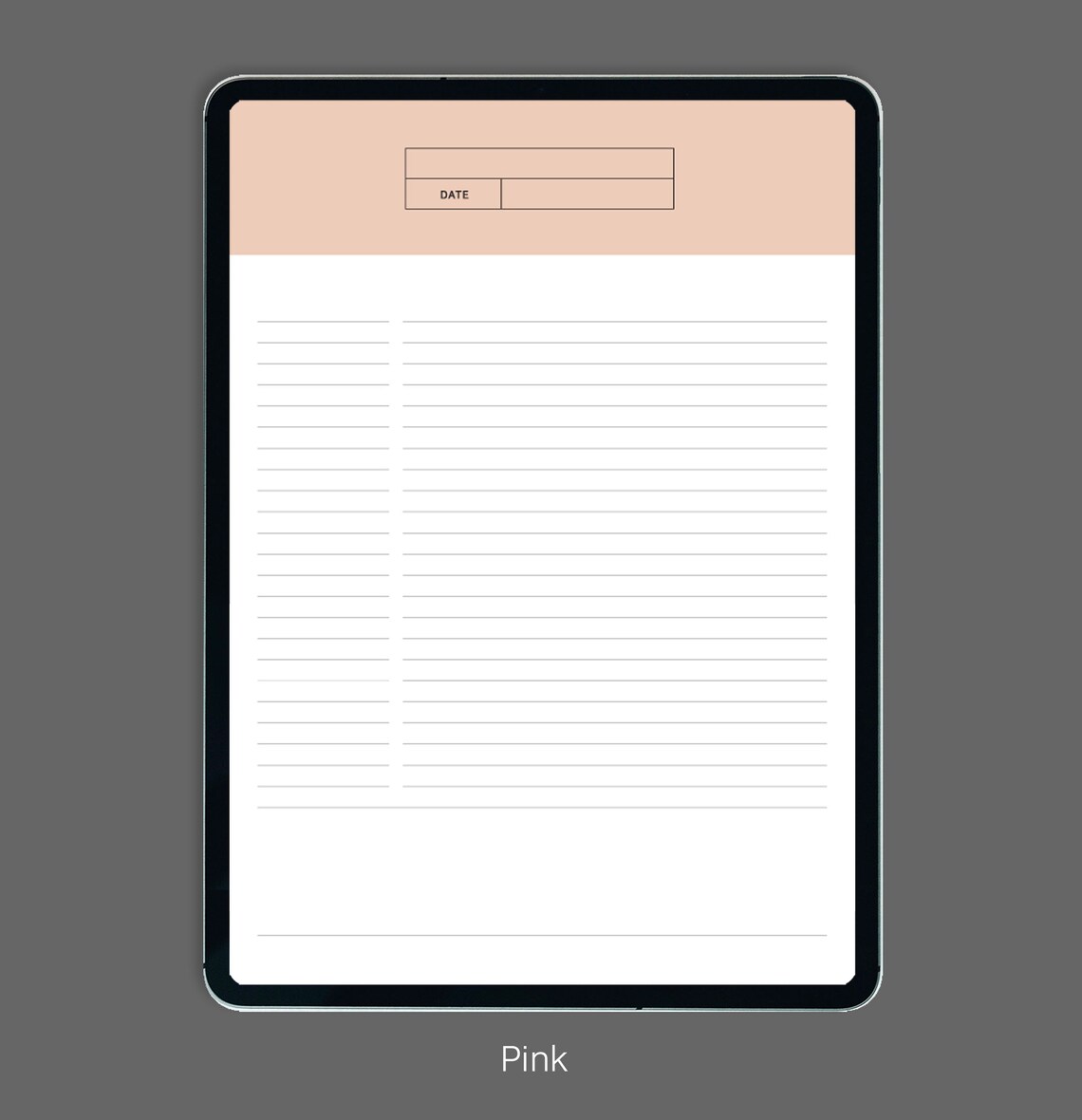 Digital Cornell Note Taking Paper Template For Goodnotes Etsy